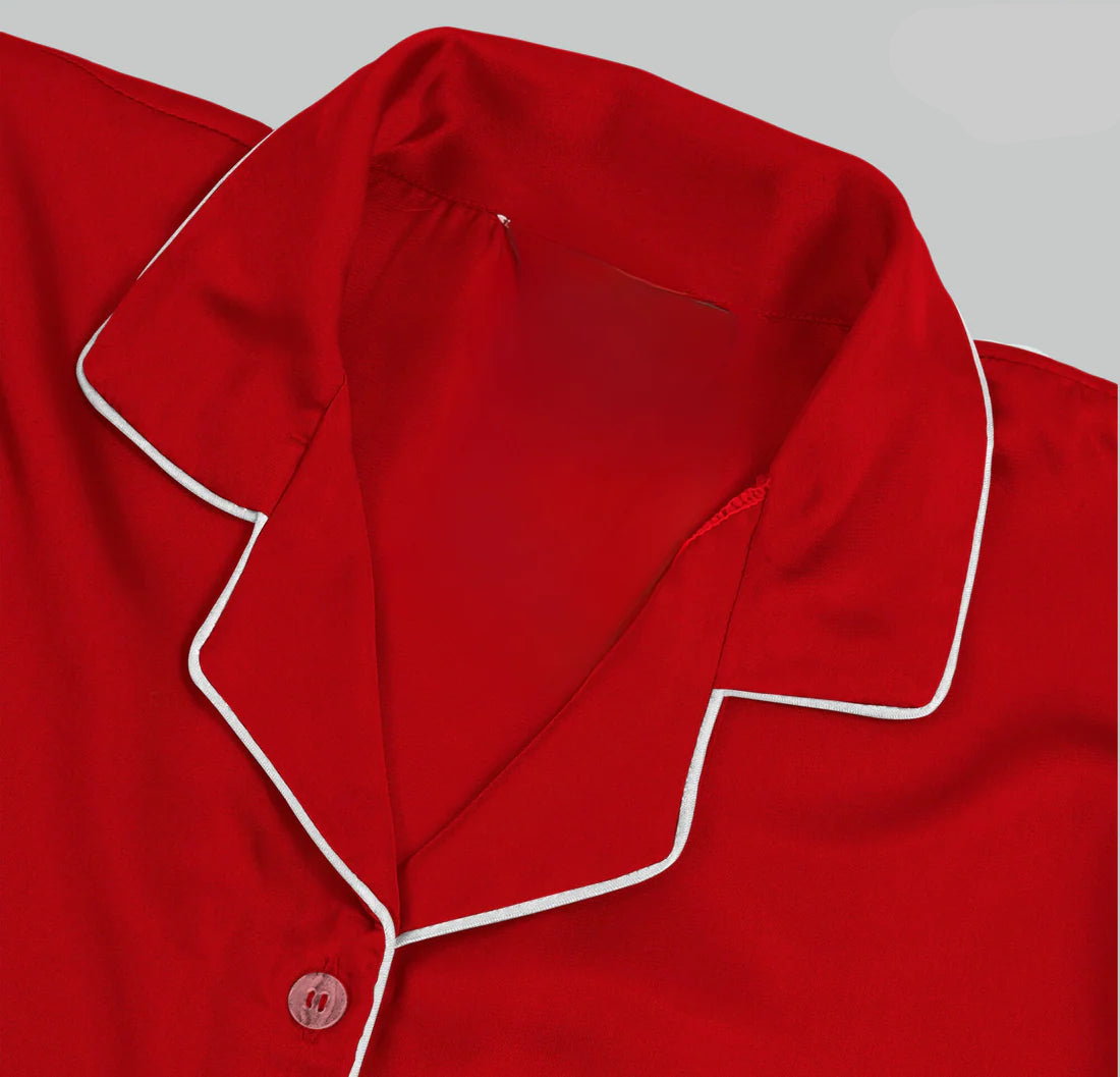 Red Silk Pjs