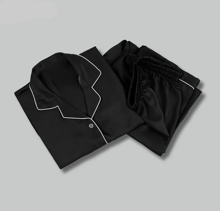 Black Silk Pjs