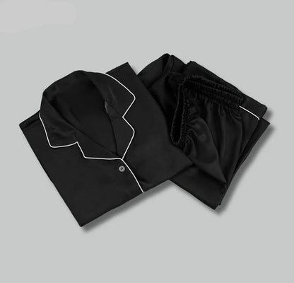 Black Silk Pjs