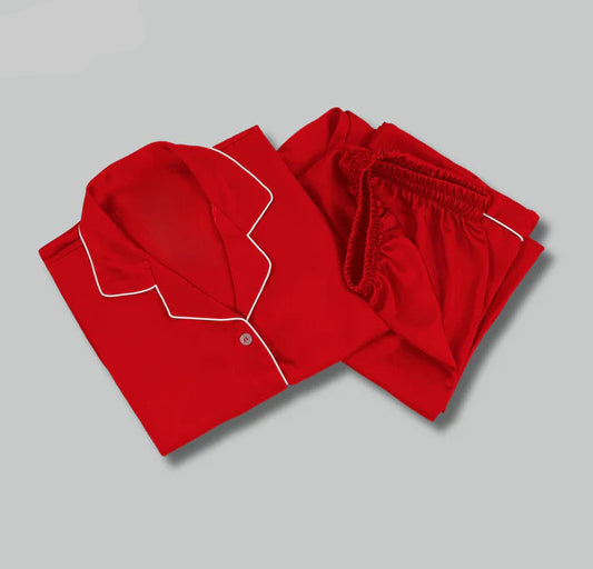 Red Silk Pjs
