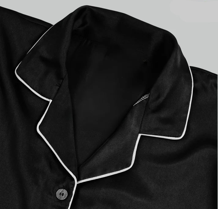 Black Silk Pjs